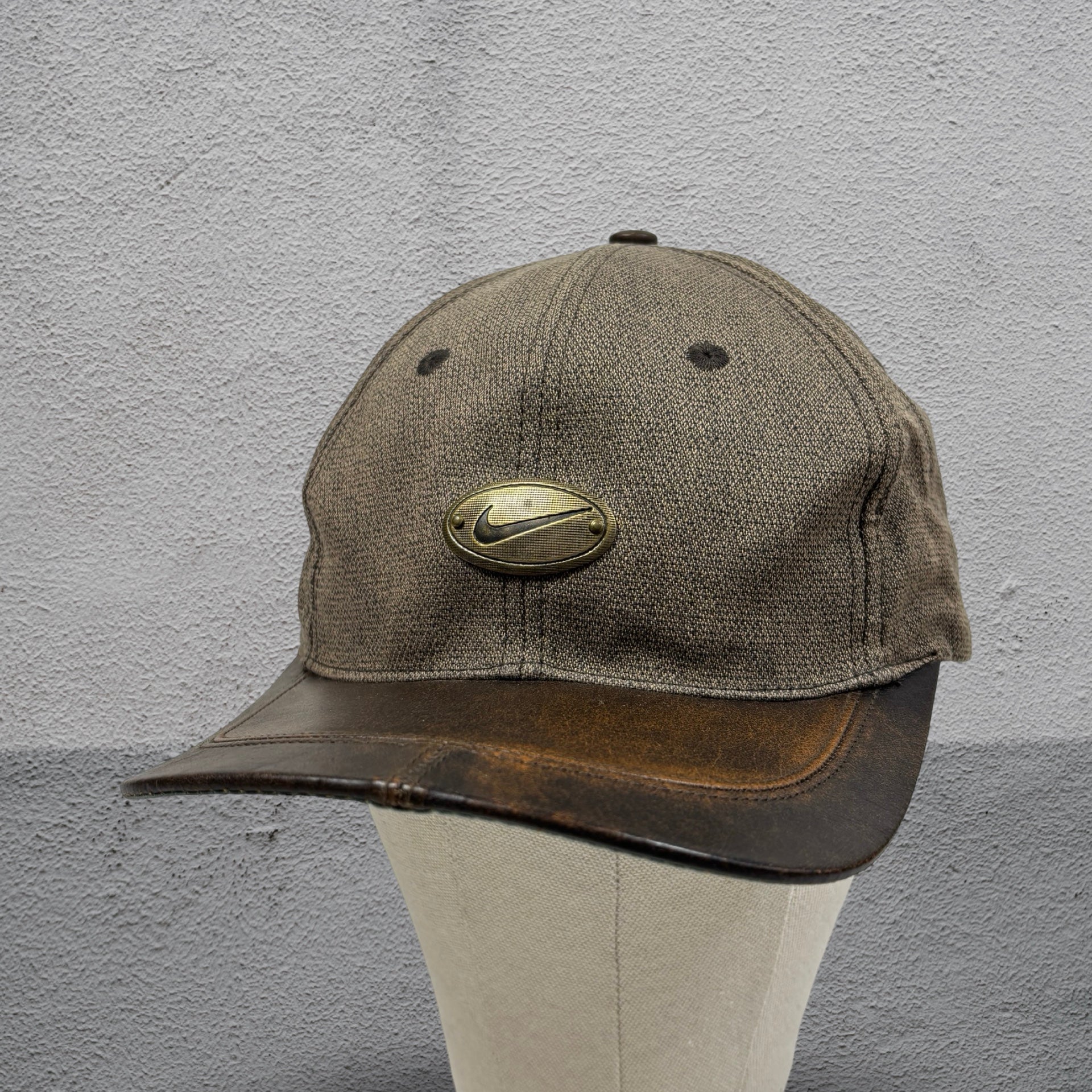 90s NIKE GOLF Swoosh レザー メタルスウッシュロゴ | MISSI