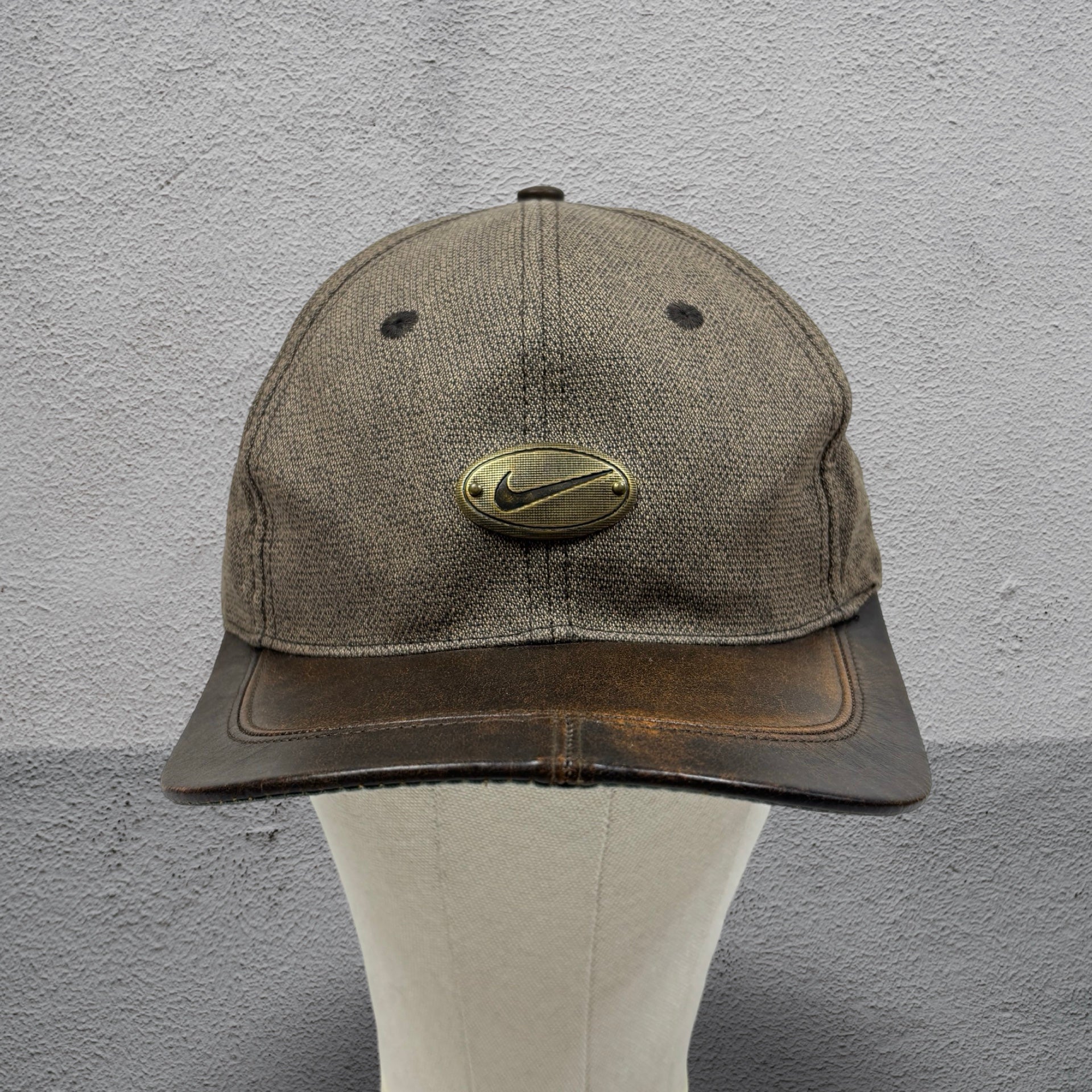 90s NIKE GOLF Swoosh レザー メタルスウッシュロゴ | MISSI